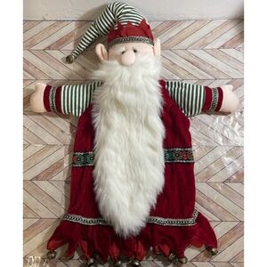 Vintage 20" Christmas Around The World Elf Santa Tree Topper‎ Old World Style